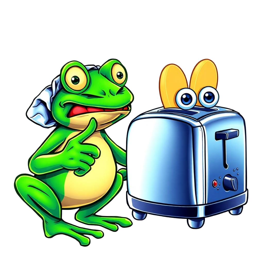 arguing w/ toaster